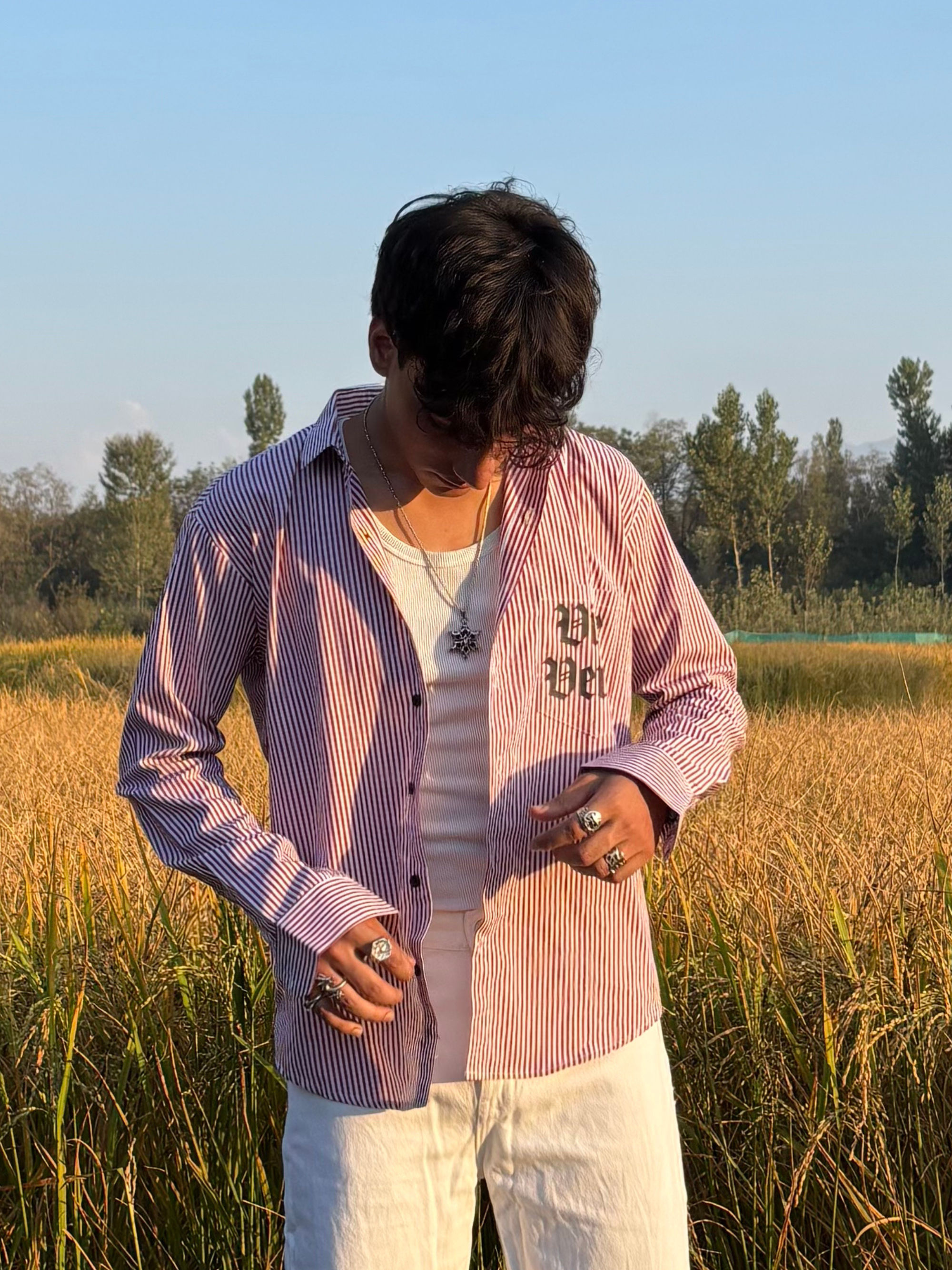 ‘Eyes on You’ Striped Shirt