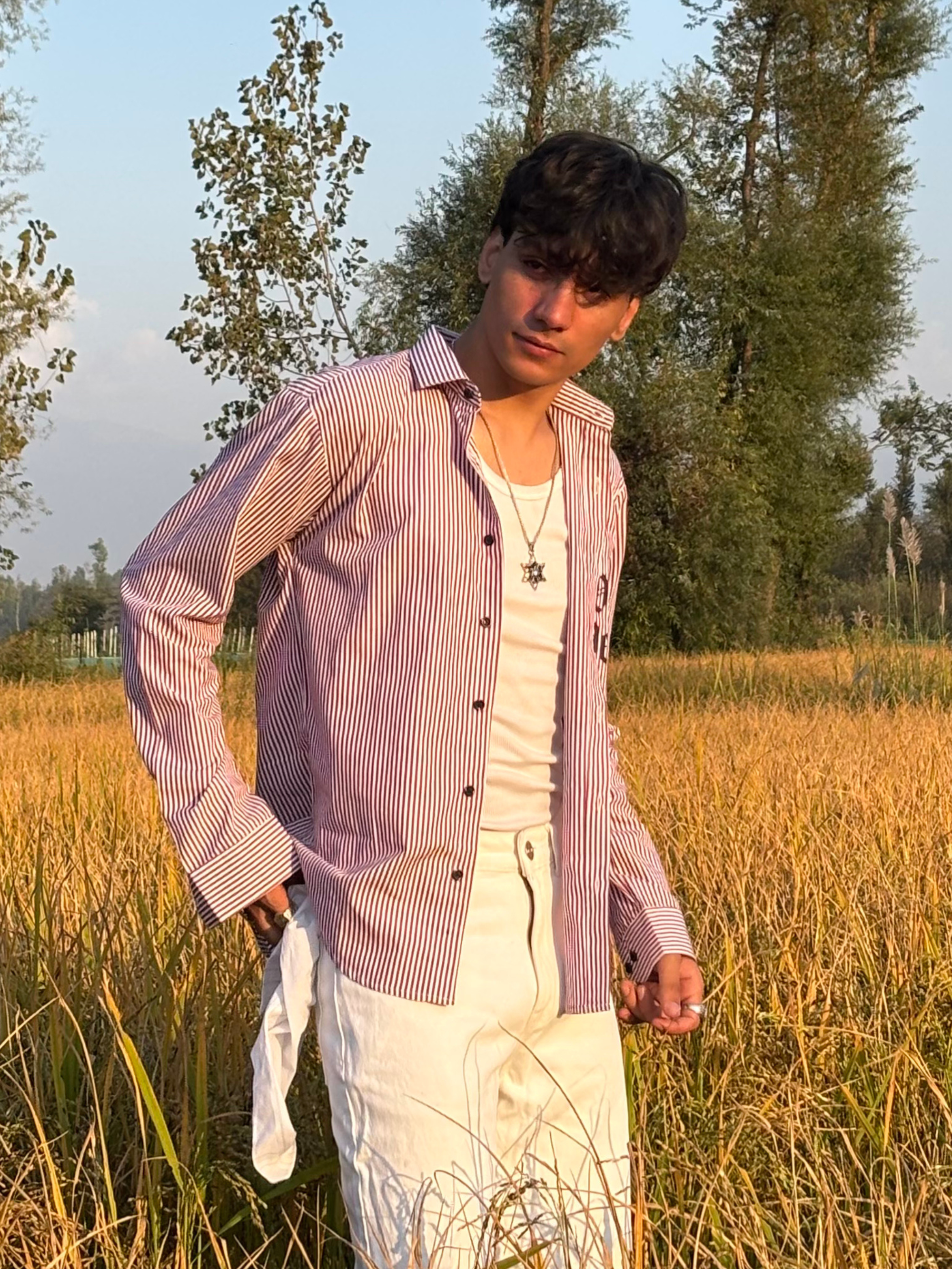 ‘Eyes on You’ Striped Shirt